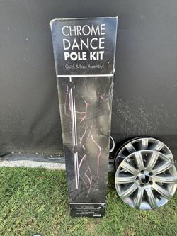 Chrome Dance Pole Kit