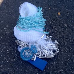 WOW-ORIGINAL CAST NET,,,8'Ft 3/8"MESH WITH REAL LEAD WEIGHTS BRAND NEW