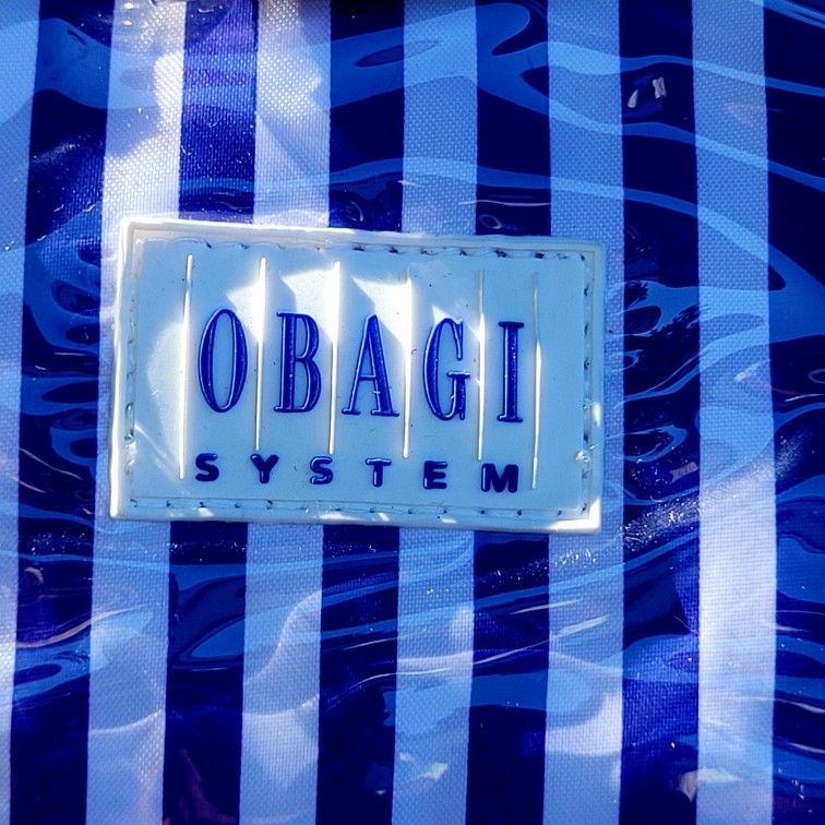 Obagi Striped Cosmetic Bag