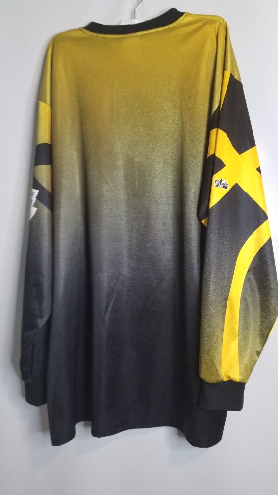 Men's long sleeve shirt lakers logo SIZE M black and yellow