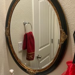 Antique Beveled Mirror