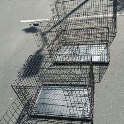 (PET DEAL) 3 Metal Animal Crates