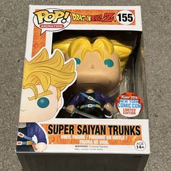 Funko Pop! Vinyl Dragon Ball Z Trunks Super Saiyin GameStop New York Comic Con