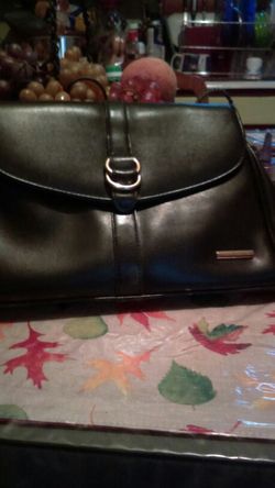 Liz Claiborne and black purse