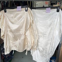 Dining Chair Seat Covers - Sets of 4 - Cream Color or Off White