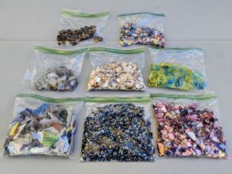 Crafting Set - Rock Glass & Gem Stones - 8 Different materials - 4.5 lbs of materials? • Crafting, Rocks, Crafting, Jewelry & Art, Hobbies, Stoneworks