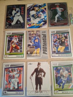 baseball/football cards