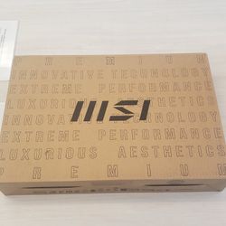 Msi Thin 15.6in Brand New - Buy in full or $1 today