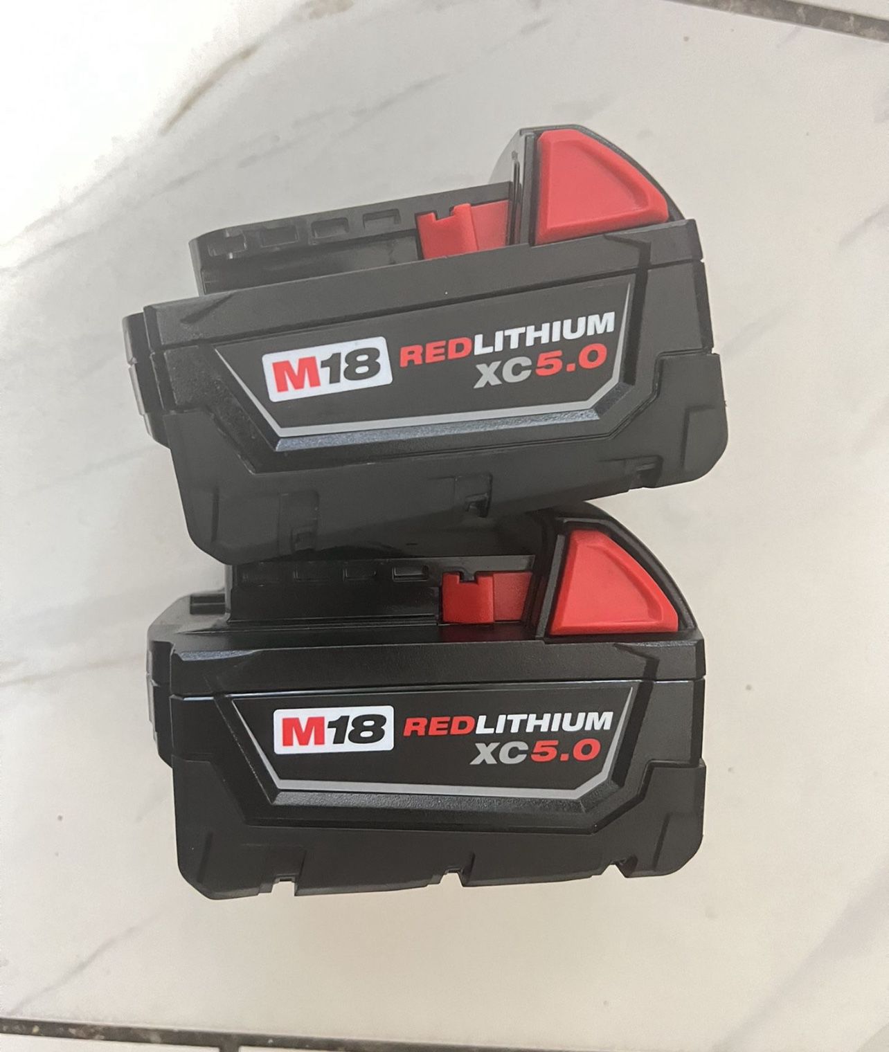 2 Battery Milwaukee M18 New $100 For The 2 Price Firm