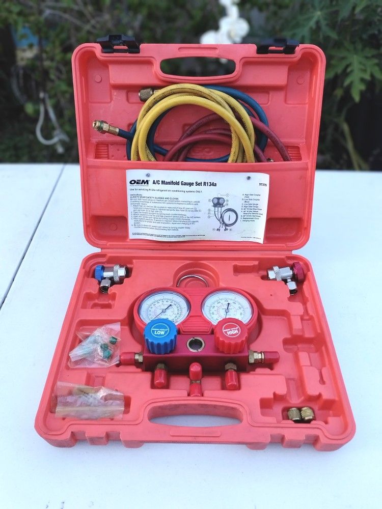 AC manifold gauge set for R134a $70 firm!!