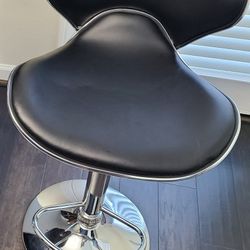Faux Leather Stools - Excellent Condition 