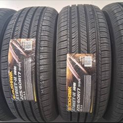 ( 4 TIRES  ) 225/60R17 BLACKHAWK 