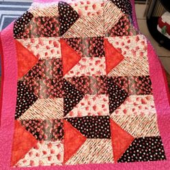 Red And Pink Quilt