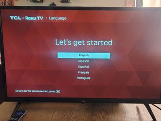32' TCL Roku tv