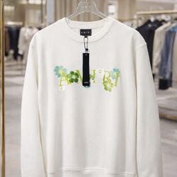 Amiri White Crewneck Sweater 2for$100
