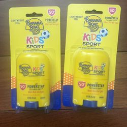 Banana Boat Kids Sport Sunscreen Stick SPF 50, 0.5 oz $3/each
