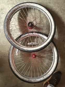 Free Bike Wheels with Tires – Set of 2