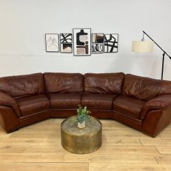 Chateau D’Ax Medium Brown 2-Piece Sectional Couch