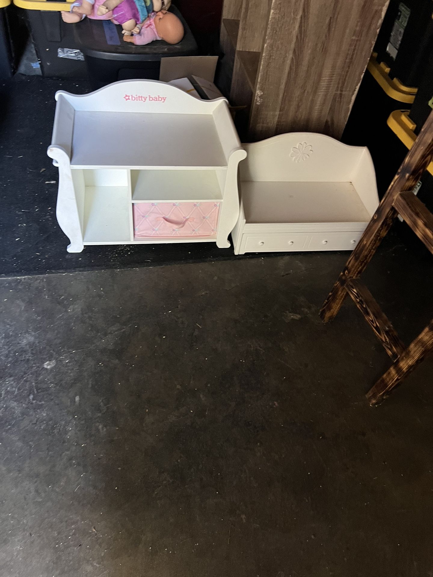 Doll Bed And Changing Table