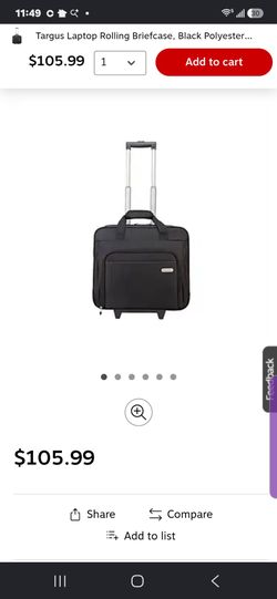 Laptop Rolling Travel Suitcase