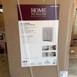 Home Decorator’s Collection Dove Gray Vanity 24 in.