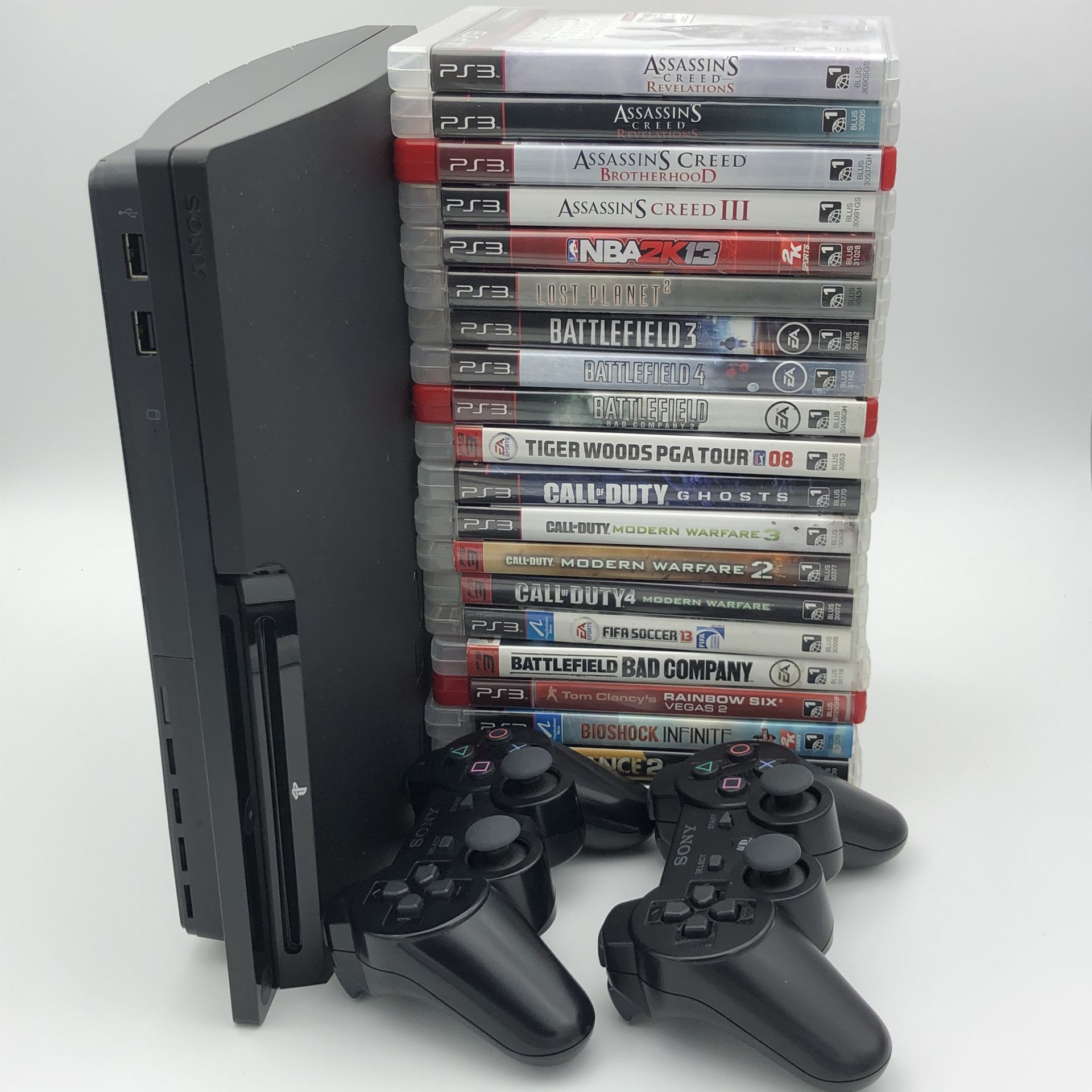 Sony PS3 Console w/ 20 Games - All Tested