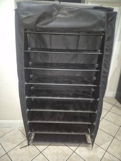 Shoe closet organizer