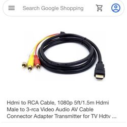 BRAND NEW HDTV TO RCA CABLE 