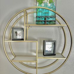 Metal Accent Shelf (Circle 4 Piece)