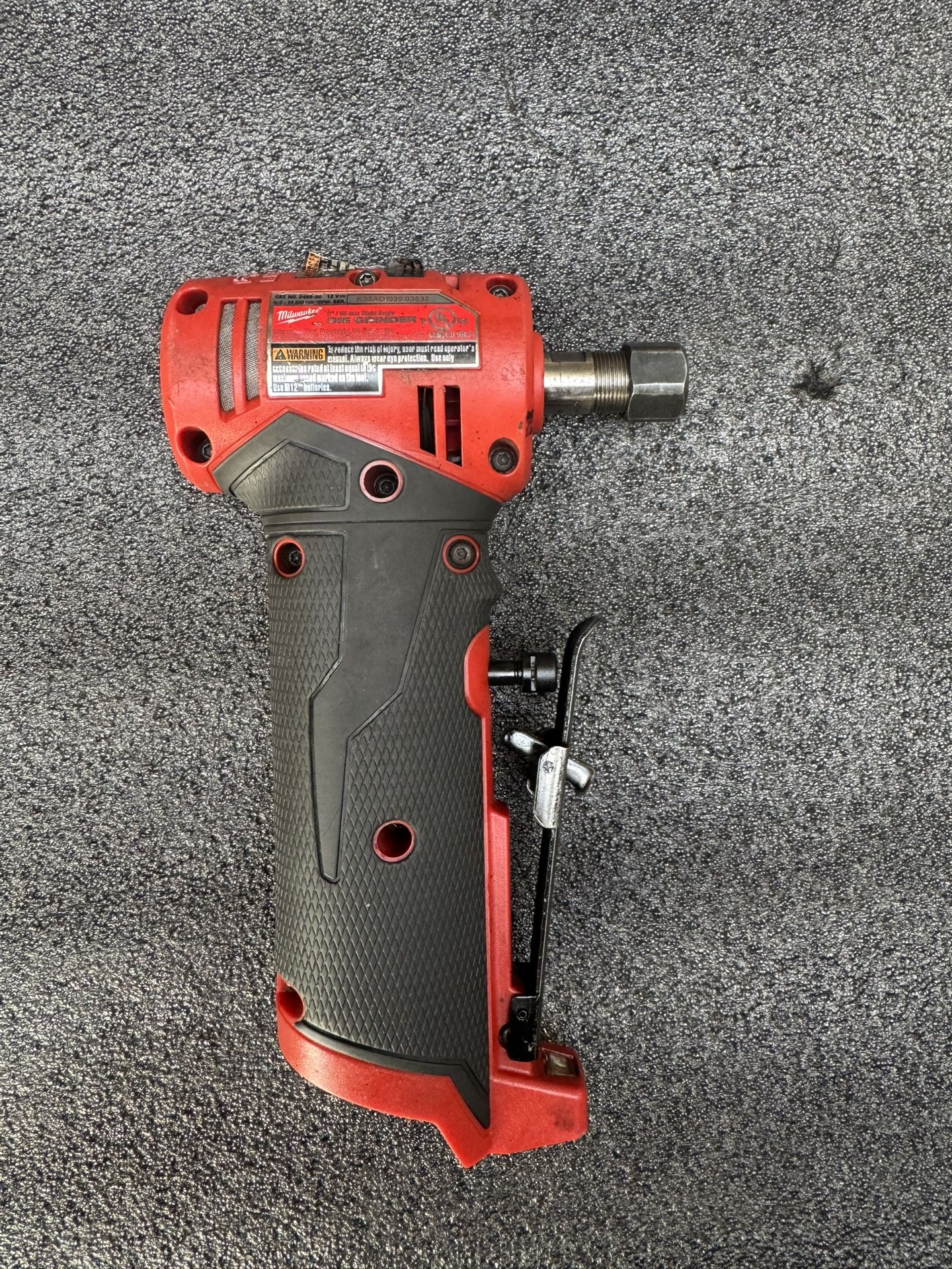 Milwaukee M12 Right Angle Die Grinder
