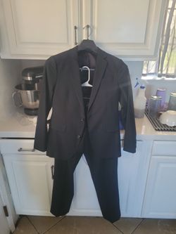 Black suit jacket and pants