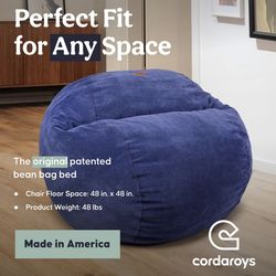 CORDAROY BEAN BAG / QUEEN MATTRESS