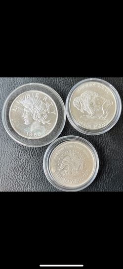 Three Troy Ounces Of .999 Silver Rounds