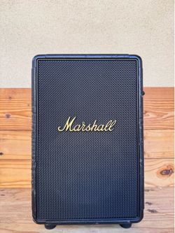 Marshall Tufton Portable Bluetooth Speaker Black & Brass BRAND NEW