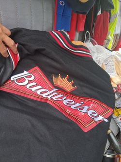 Budweiser Embroidered Varsity Jacket