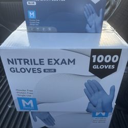 Blue Nitrile Exam Gloves Free Delivery Support a small business