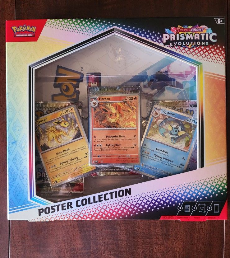 Pokemon Prismatic Evolutions Poster Collection