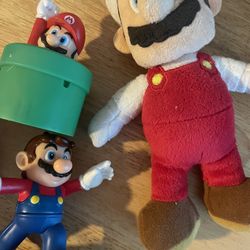 4 Super Mario toys 