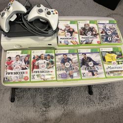 Xbox 360 Bundle With All Series Sports Games