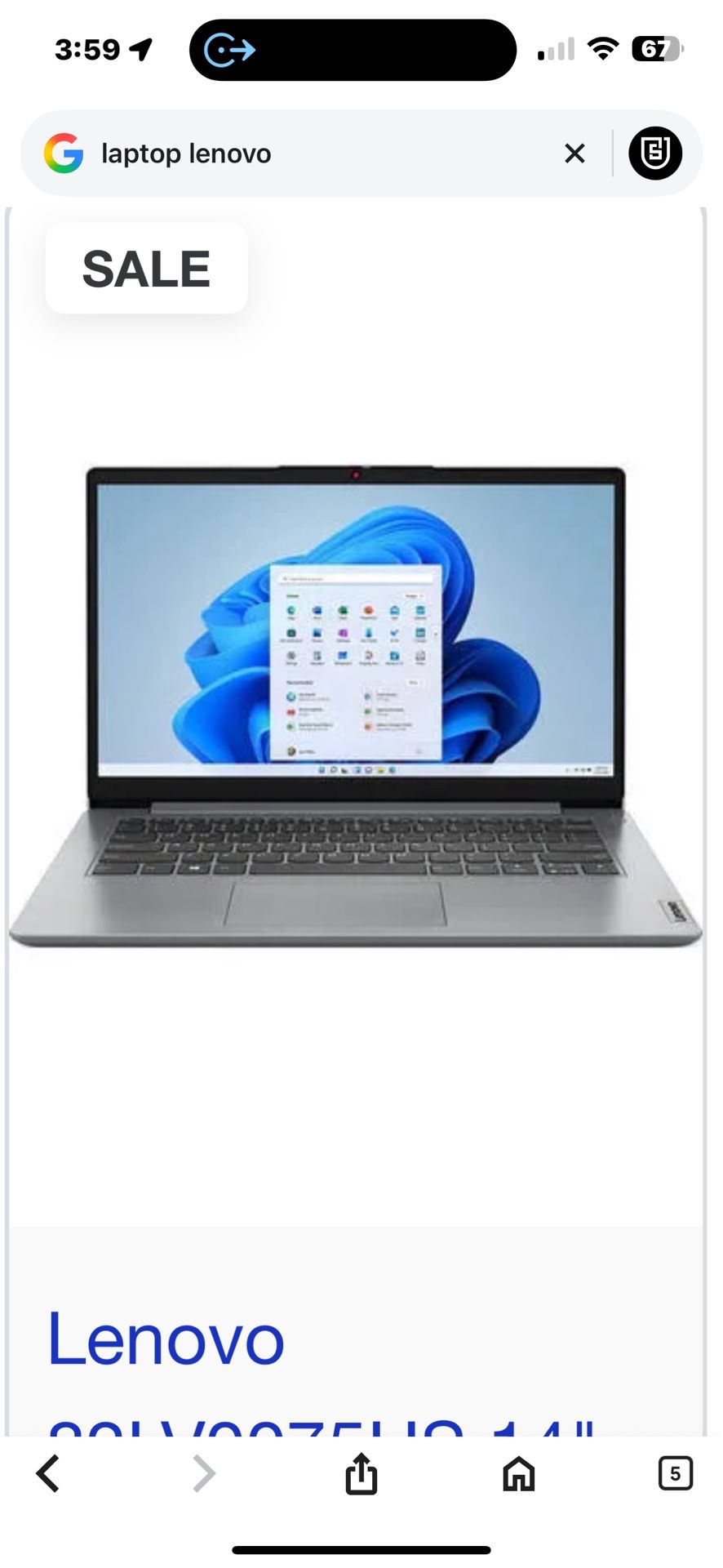 Laptop Lenovo