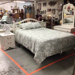 Three Piece Bedroom Set By Lea For Sale   - All Drawers are functional - Original pulls / knobs - Strong and durable - Lea brand   3 Drawer Dresser: 