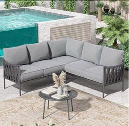 Outdoor patio furniture set brand new in the box patio sofa ☑️🚎🆕
