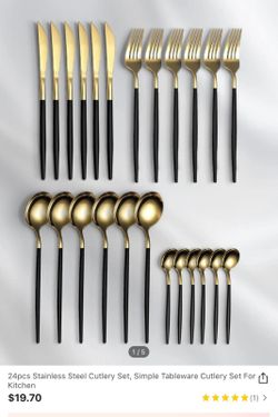 24 pcs Stainless Steel cutlery set