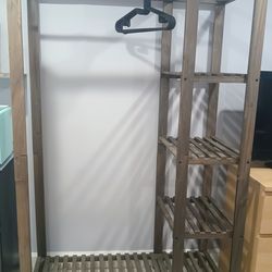 Rustic closet storage