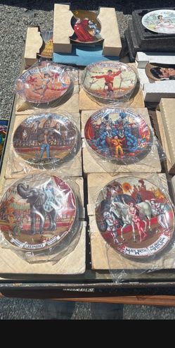 Ringling Bros. and Barnum & Bailey Circus collector plates $125 obo