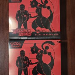 Pokemon Destined Rivals Pokemon Center Elite Trainer Boxes