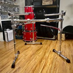Gibraltar Chrome Series II 3-Sided Drum Rack w/ Wing Extensions