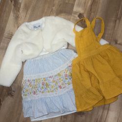 Girls Dress & Jacket Set 