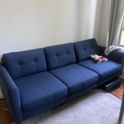 Navy Nomad Burrow Couch - Must Be Out By 6/5!! Comes Apart For Transport