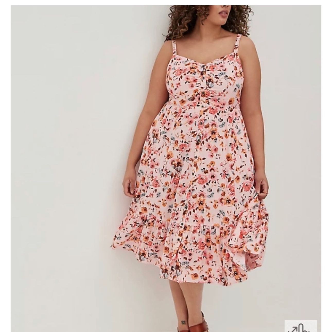 torrid hot pink skater dress Torrid